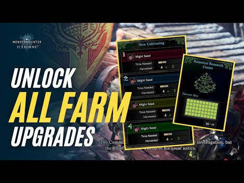 Monster Hunter World Iceborne | Unlock All Farm Upgrades