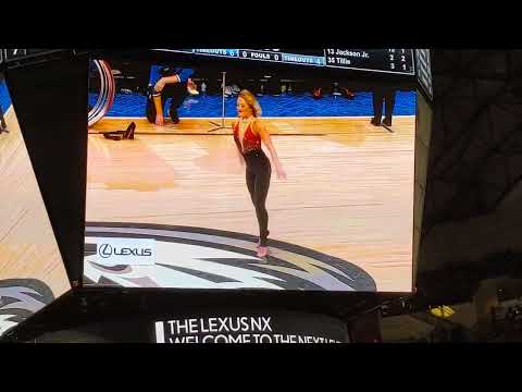 The Great Dubois halftime show Dallas Mavericks vs Memphis Grizzlies 1/23/22