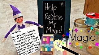 Purple Elf on the Shelf - Restoring Magic After Christmas - How to Get Your Elf Back!!!