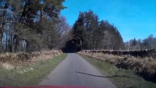 April Drive From Sheriffmuir To Greenloaning Perthshire Scotland