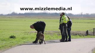 preview picture of video 'Onderzoek door de politie langs de Broekpolderweg in Uitgeest'