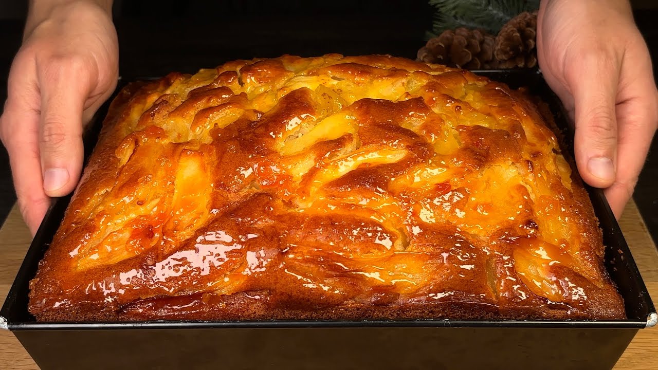 Apple pie melts in your mouth in 10 MINUTES! A taste of childhood!