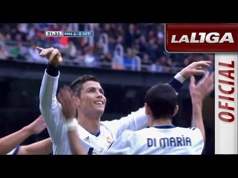 Gol de Cristiano (4-0) en el Real Madrid - Getafe - HD