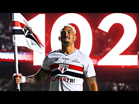 All 102 goals scored by Luciano for São Paulo (2020-2025)