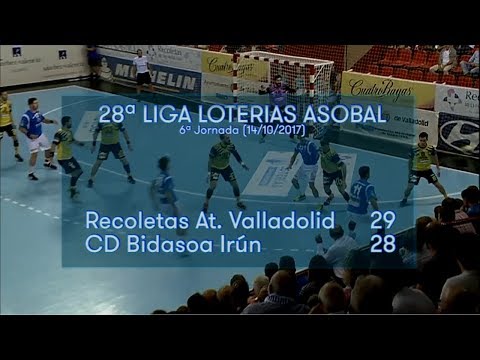 LIGA LOTERIAS ASOBAL J06 Recoletas At. Valladolid - Bidasoa Irún 29 - 28
