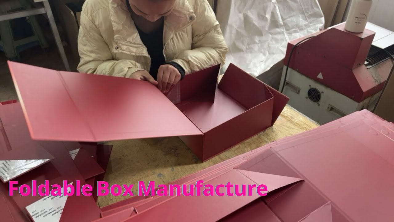 ZY Pack | How to manufacture magnetic folding boxes | 750mm Large Foldable Box