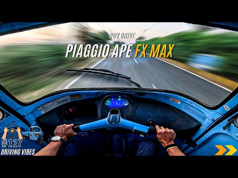 Thumbnail for 2025 PIAGGIO APE E XTRA FX MAX | 9.55KW 45NM | POV Drive #128 | PIAGGIO APE | 4K | #piaggio #auto by Piaggio