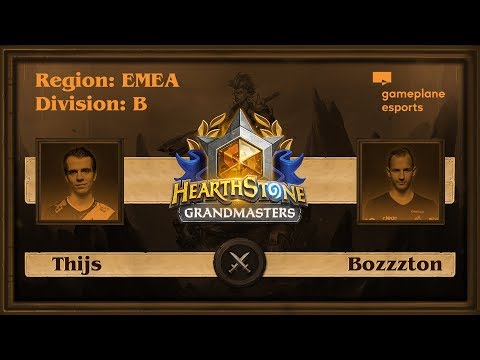 [RU] Thijs vs Bozzzton | Неделя 7 День 1 | 2020 Grandmasters Season 1 (29 мая 2020)