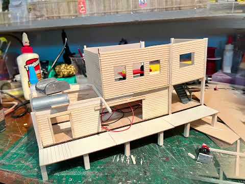 O Scale Scratch Building - A Warehouse for the new layout