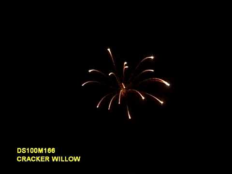 Crackling willow spherical shell