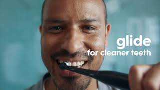 Oral-B Glide Don't Scrub with an Electric Toothbrush
