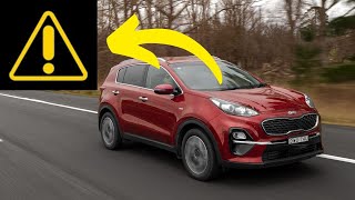 Kia Sportage 2015-2021 triangle with exclamation point
