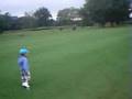 22 Month Old Boy Playing Golf