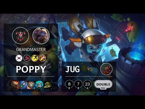 Poppy Jungle vs Graves - KR Grandmaster Patch 10.19
