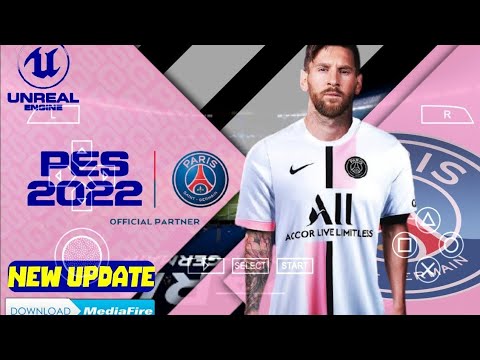 eFootball pes 2022 PPSSSPP English version download New update kits faces & Latest Transfers 2021/22