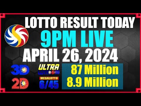 Lotto Result Today April 26, 2024 9pm Ez2 Swertres