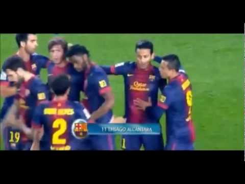 GOL DE THIAGO Barcelona vs Cordoba