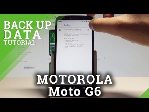 How to Back Up Data on MOTOROLA Moto G6 - Allow Google Backup |HardReset.Info