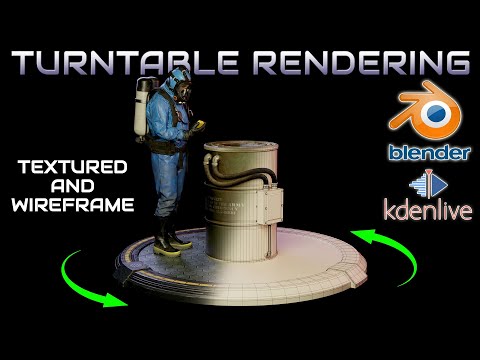 How to Render a Turntable Animation in Blender