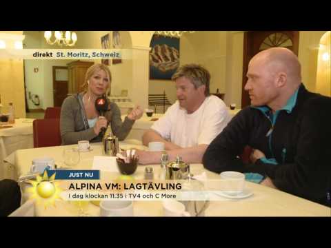 Se Stenmarks dansutmaning till Lindey Vonn - Nyhetsmorgon (TV4)