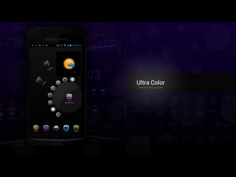 Next Launcher Theme UltraColor Video