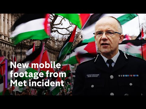 New footage emerges from pro-Palestine demonstration as Met Police under fire