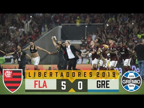 Flamengo 5x0 Grêmio - Semi-final Libertadores 2019 (volta) - Melhores momentos