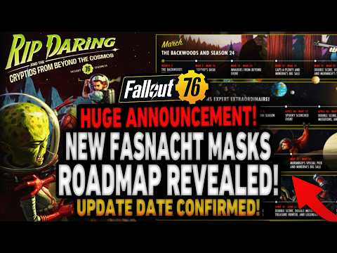 NEUE Roadmap + Leuchtende Fasnacht-Masken in Fallout 76 hinzugefügt!