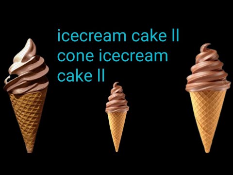 Icecream🍦cone cake ll cone icecream cake design ll