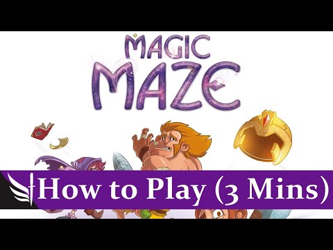 How to Play Magic Maze Board Game (SPOILER FREE, 3 minutes, Magic Maze Rules)