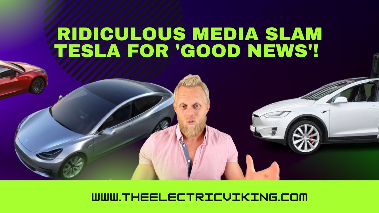 <h1 class=title>RIDICULOUS media SLAM Tesla for 'good news'!</h1>
