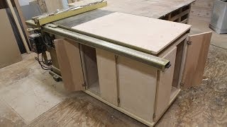 How to make Make a table saw storage cabinet