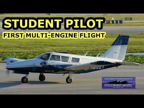 My First Flight on a Multi-Engine Airplane (PA-34 Seneca)