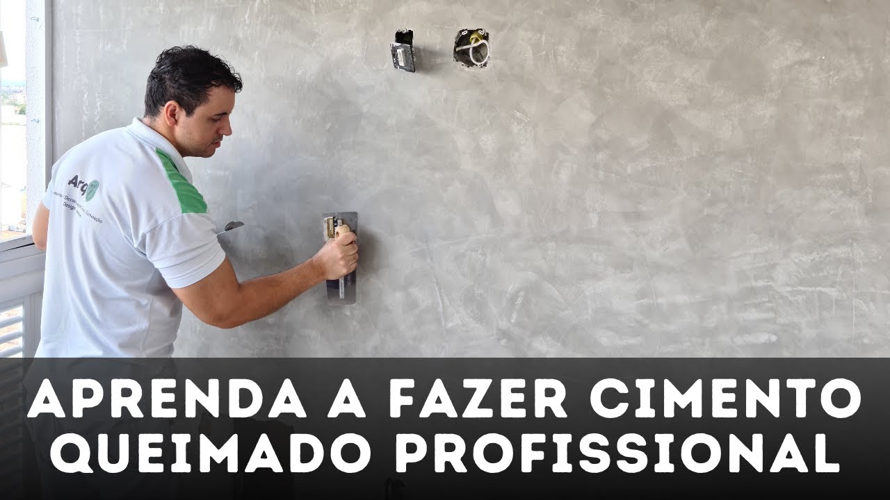 PASSO A PASSO COMPLETO CIMENTO QUEIMADO PROFISSIONAL LINDO E FÁCIL DE FAZER