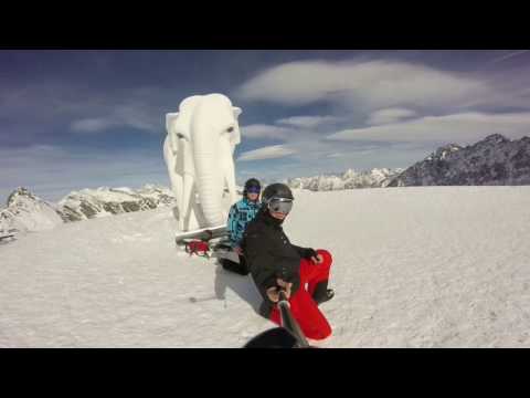 Snowboarding in Sölden and Küthai, Austria 2017