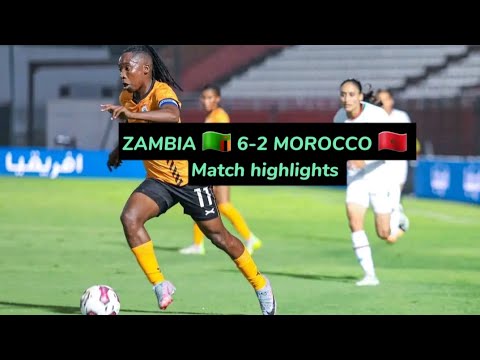 ZAMBIA🇿🇲 vs MOROCCO🇲🇦 int'l friendly⚽️ || HIGHLIGHTS