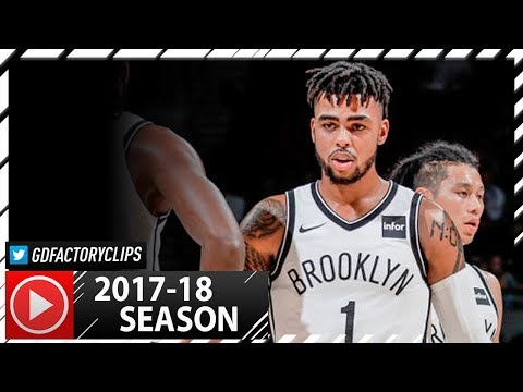 D'Angelo Russell Full PS Highlights vs Sixers (2017.10.11) - 24 Pts