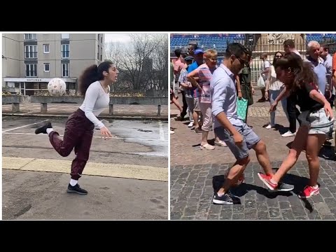 Lisa Zimouche The Panna Queen (@lisafreestyle) Skills and Tricks