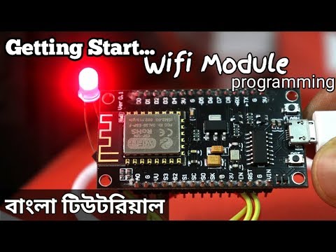 Getting Start project with NodeMCU ESP12N/ ESP8266/WiFi module programming in Bangla