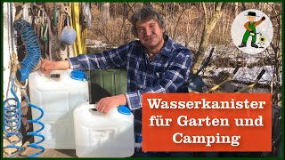 Wasserkanister für Garten und Camping