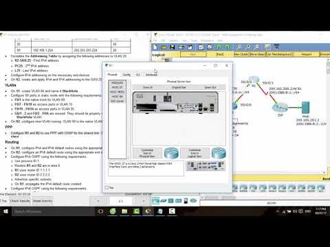 [CCNAv6 S4] 2.5.1.2 Packet Tracer - Skills Integration Challenge