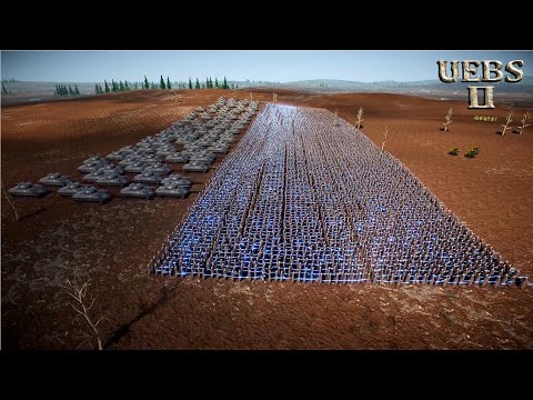 CAN 100 TANKS PROTECT 10,000 JEDI KNIGHTS vs 2,000,000 ORCS? | Ultimate Epic Battle Simulator 2