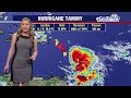 Hurricane Tammy forms in Atlantic