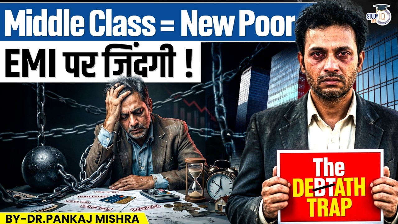 Why Middle Class is Becoming the 'New Poor' | Debt trap explained | Dr. Pankaj Mishra | StudyIQ IAS