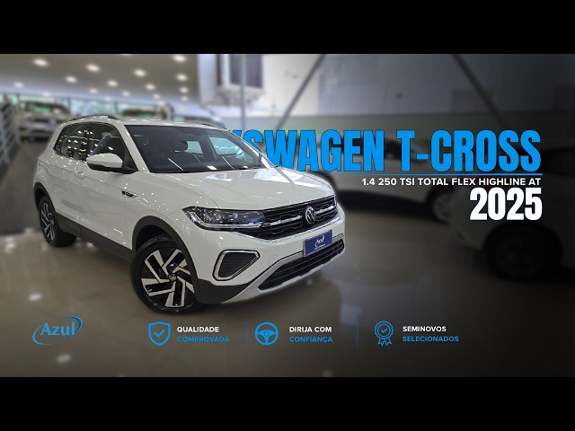Vídeo VOLKSWAGEN T-CROSS 1.4 250 TSI TOTAL FLEX HIGHLINE AUTOMÁTICO