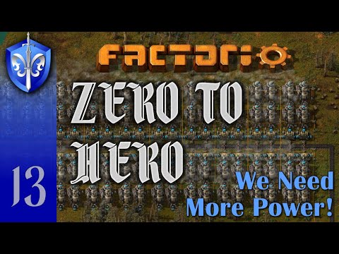 Factorio 1.1 Zero to Hero, Ep 13: WE NEED MORE POWER!! - Tutorial, Guide, LetsPlay, Walkthrough