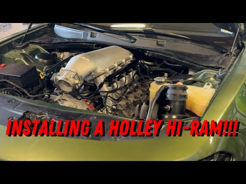 INSTALLING A HOLLEY HI-RAM ON MY DODGE CHARGER SCATPACK 392!!!