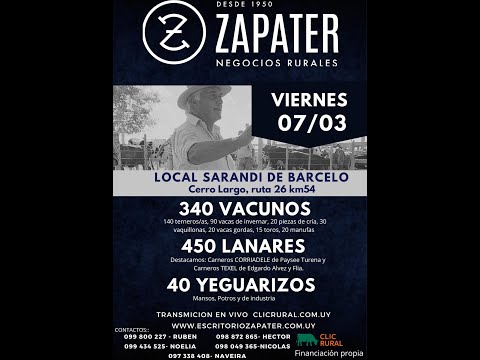 7/3/2025 Local Sarandí de Barceló - Melo  -  Escritorio Zapater