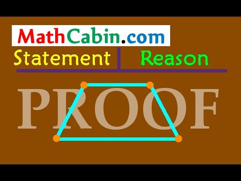 🔰 Trapezoid Two Column Geometry PROOF problem ! ! ! ! !
