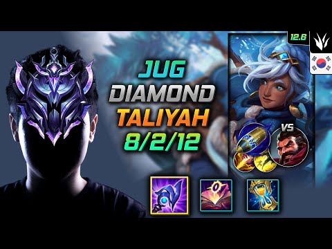 Taliyah Jungle vs Graves - 정글 탈리야 루덴 선제공격 - LOL KR 12.6